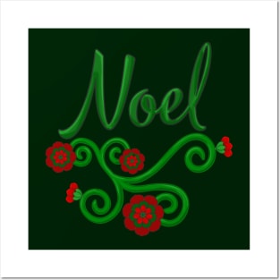 Noel Christmas Art Posters and Art